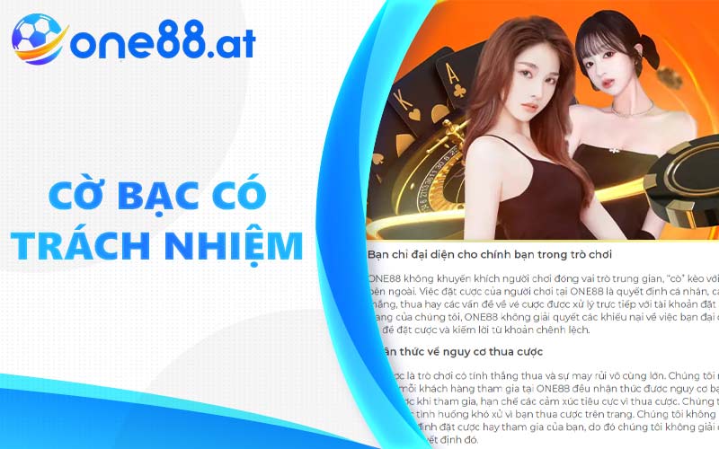 Cờ bạc có trách nghiệm - Trách nhiệm tham gia giải trí tại One88